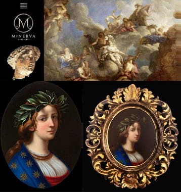After Carlo Dolci (XIX), Naar - Allegory of Poetry (La