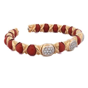 Armband - 18 karaat Geel goud - 0.60ct. tw. Diamant, Nieuw