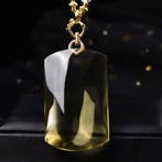 ALGT Certified - Pendentif en citrine naturelle géant et, Collections