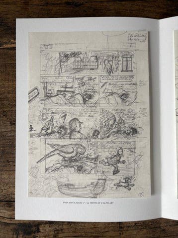 Tintin - Carte de voeux 1984 - 1 Wenskaart - 1984
