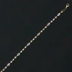 Armband - 18 karaat Geel goud - 0.54ct. tw. Diamant, Handtassen en Accessoires, Armbanden, Nieuw