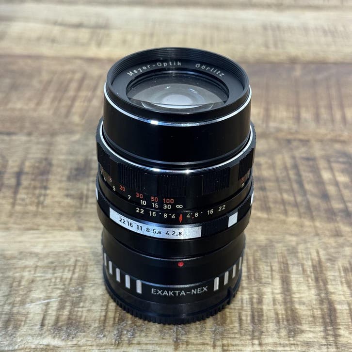 Meyer-Optik 100mm 2.8 Gorlitz + Nex adapter nr. 2422, Audio, Tv en Foto, Fotocamera's Analoog, Gebruikt, Overige Merken, Ophalen of Verzenden