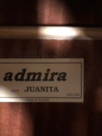 Admira - Juanita 4/4 - - Klassieke gitaar - Spanje, Musique & Instruments, Instruments à corde | Guitares | Acoustiques