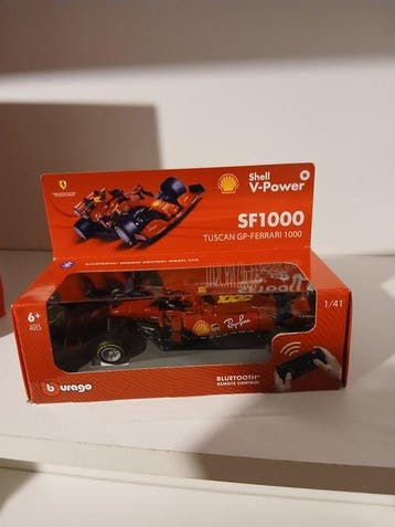 Bburago 1/41 - Modelauto (4) - Ferrari 488 GTE AF Corse #51, Hobby en Vrije tijd, Nieuw