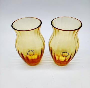 V.Nason&C. - Vaas (2) - Eklettika Ambra vintage - Muranoglas