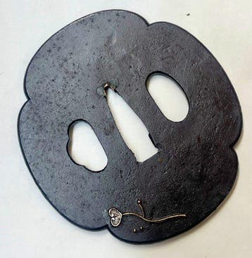 Or incrusté, sauterelle, éventail pliant, roue, motif