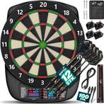 Elektrisch Dartbord - Met 12 darts - Dartboard - RE:SPORT •, Sport en Fitness, Darts, Verzenden, Nieuw