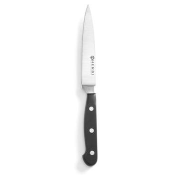 Keukenmes | KitchenLine | RVS | Zwart | Lengte 240mm HENDI, Verzenden, Nieuw in verpakking
