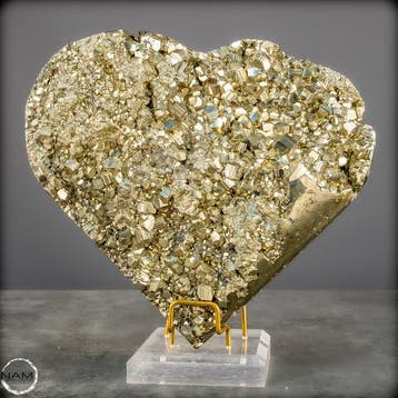 Zeldzame eerste kwaliteit grote gouden pyriet Hart- 5649.38