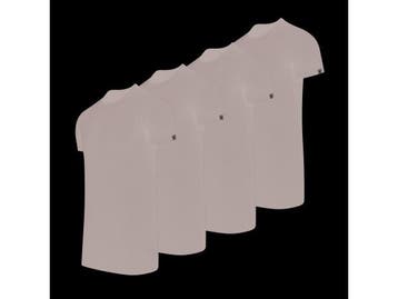 Veiling - Cappuccino Italia 4-Pack T-shirts Ronde Hals Zwart, Kleding | Heren, Nieuw