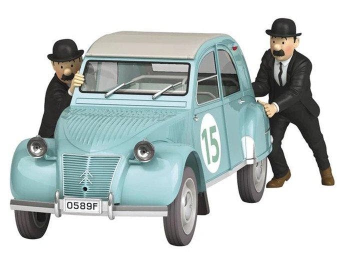 Tintin - 1 Figure - Moulinsart: : Tintin La 2CV du rallye, Livres, BD