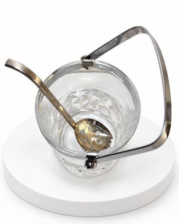 Cristal dArques - Ijsemmer (2) - Kristal, zilverkleurig, Antiquités & Art