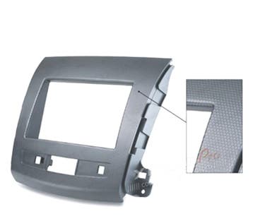 Facade Autoradio 2-Din Noir Pour Peugeot Mitsubishi Citroen, Autos : Divers, Autoradios, Verzenden
