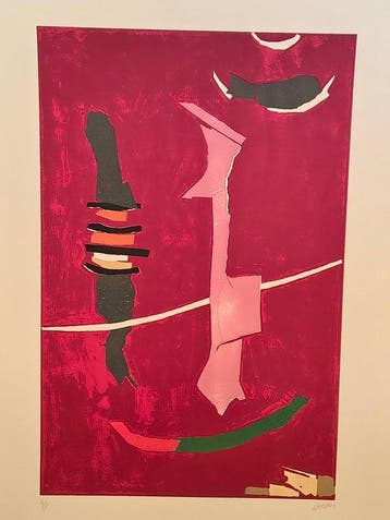 André Lanskoy (1902-1976) - Rosso dal Journal dun fou del