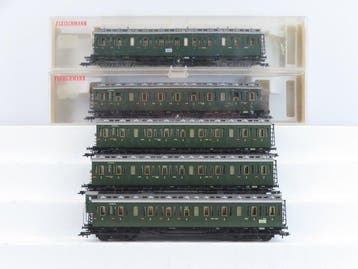 Fleischmann H0 - 5087K/5686K/5687K - Wagon de passagers pour, Nieuw