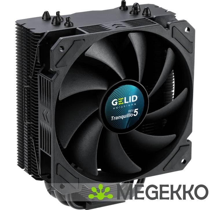 Gelid Solutions Tranquillo 5 - Black Edition, Computers en Software, Computerkoelers, Nieuw, Verzenden
