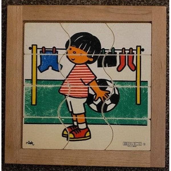 Educo Puzzel Jongen met voetbal (9 stukjes), Boeken, Schoolboeken, Verzenden