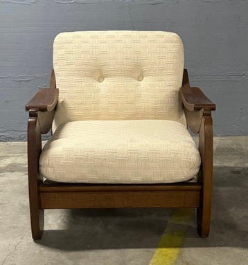 Fauteuil - Bois, Textile