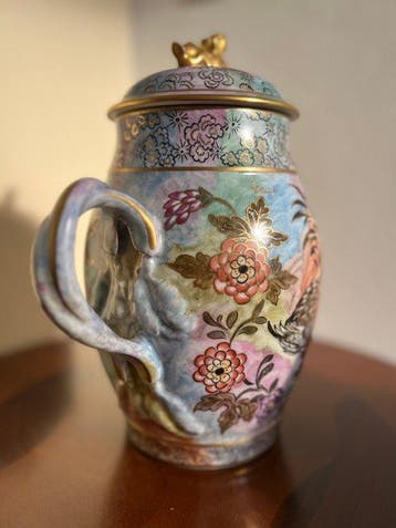 Limoges - L.Banti - Aiguière - Porcelaine - Limoges vintage,, Antiquités & Art