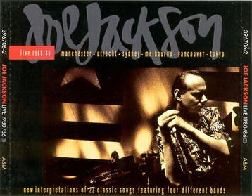 Joe Jackson - Live 1980/86, Verzenden