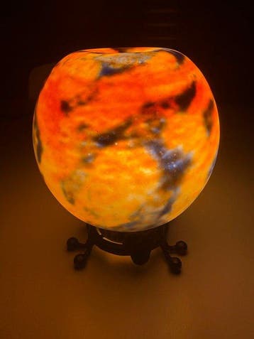Lamp - Degué France – Zeldzame Art Deco nachtlampje van, Antiek en Kunst