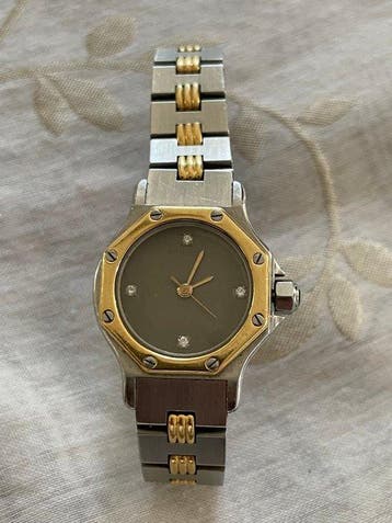 Cartier - Santos Octagon - 0907 Godron - Dames - 1990-1999