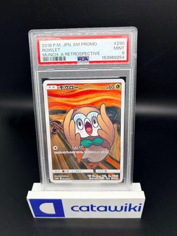 Pokémon - 1 Graded card - Rowlet SM-P 290 PSA 9 Promo Munch, Nieuw