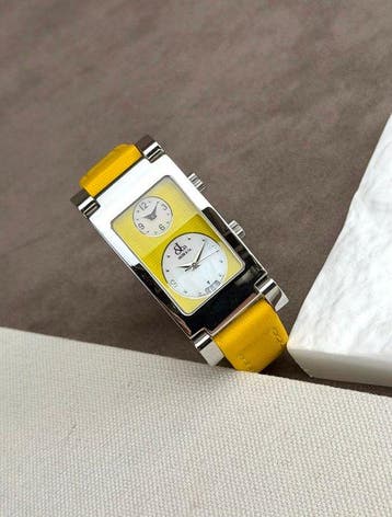 Jacob & Co. - Angel Two-Time Zone white MOP Date dial Yellow