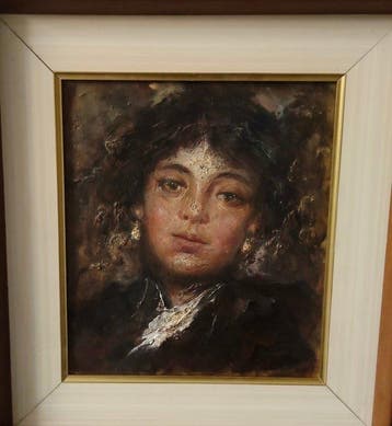 Antonio Mancini (1852-1930), seguace di - Ritratto di