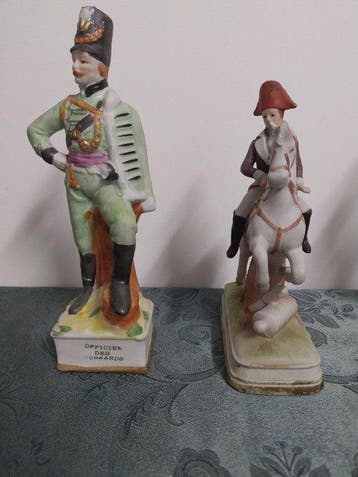 Militaire miniatuur beeldjes - Figurines soldat porcelaine