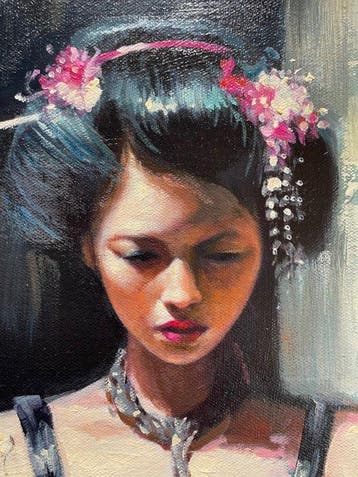 Luca Tanaka (1999) - Fiori tra i capelli neri