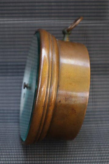 OLLAND Holosteric aneroid barometer - Glas, Messing