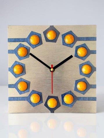 Wandklok - Juwelier Hörl Prototype - Mid-century modern
