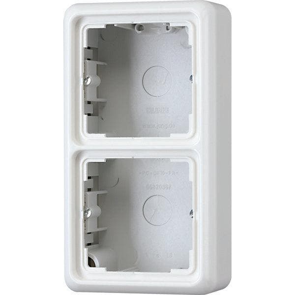 Jung CD500 Surface Mount Box encastré - CD582AWW, Bricolage & Construction, Électricité & Câbles, Envoi