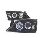 PHARES POUR FORD MONDEO MK3 00-07 ANGEL EYES FOND NOIR, Verzenden, Nieuw