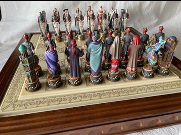 Franklin Mint - Schaakspel - Hars