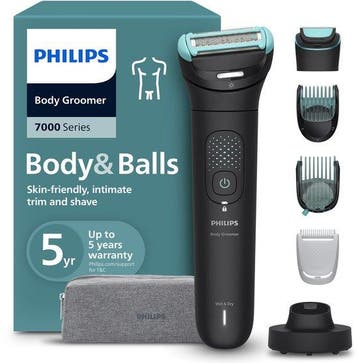 Philips Series 7000 Bodygroomer mannen BG7475/15, Verzenden