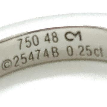 Cartier - Bague - 18 carats Or blanc, Handtassen en Accessoires, Nieuw