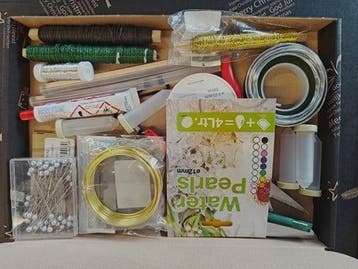 Kerstpakket startpakket hobby en bloemschikken 47,50, Hobby & Loisirs créatifs