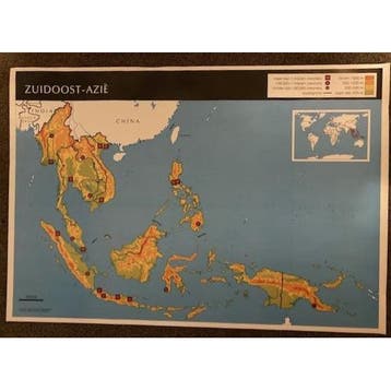 Poster Zuidoost-Azië, Verzenden, Nieuw