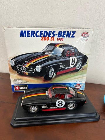 Bburago - Voiture-jouet Mercedes-Benz 300SL / Dodge Viper, Nieuw