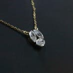 Hanger - 18 karaat Geel goud - 0.90ct. tw. Diamant