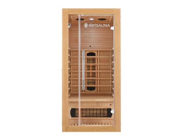 Veiling - Infraroodcabine / Sauna Kiruna - 90x90x190, Sport en Fitness, Sauna