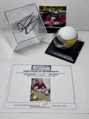 Ferrari - Jody Scheckter - 1979 - 1:5-schaal helm, Nieuw