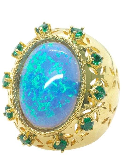 Sans prix de réserve - Bague - 9 carats Argent, Or jaune, Bijoux, Sacs & Beauté, Bagues
