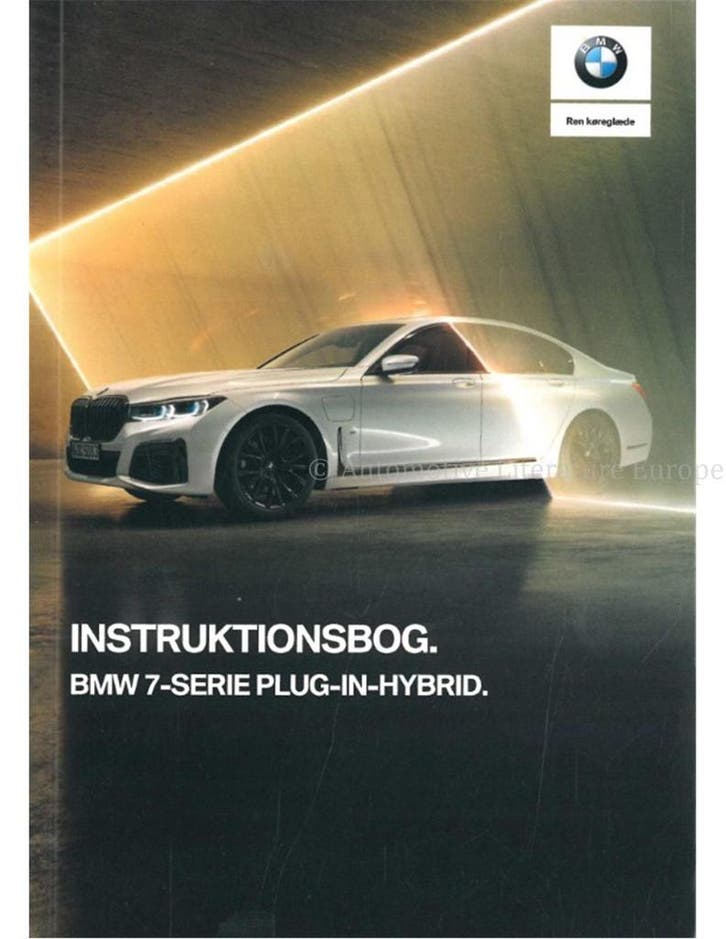 2019 BMW 7 SERIE PLUG-IN HYBRID INSTRUCTIEBOEKJE DEENS, Autos : Divers, Modes d'emploi & Notices d'utilisation