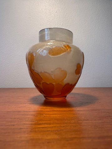 Emile Gallé - Emile Gallé - Vase - Verre - Vase Art Nouveau, Antiek en Kunst, Antiek | Glaswerk en Kristal