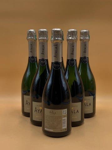 Ayala - Champagne Brut Nature - 6 Bouteilles (0,75 L), Collections, Vins