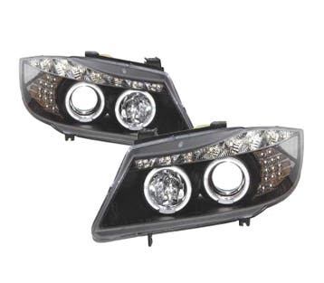 PHARES BMW E90 05-08 DAYLIGHT LED NOIR, Verzenden