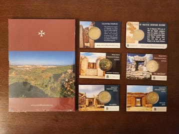 Malta. Year Set (BU) / 2 Euro 2015/2020 (7 Items) (Zonder